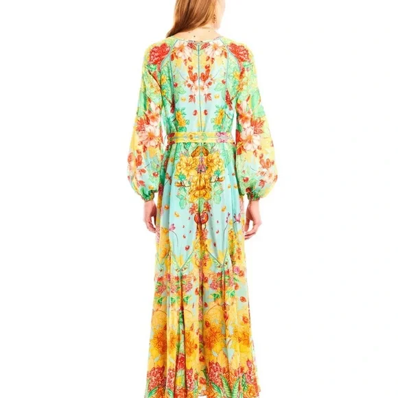 Floral Maxi Dress in Multicolor VISHIVANKA LONG DRESS